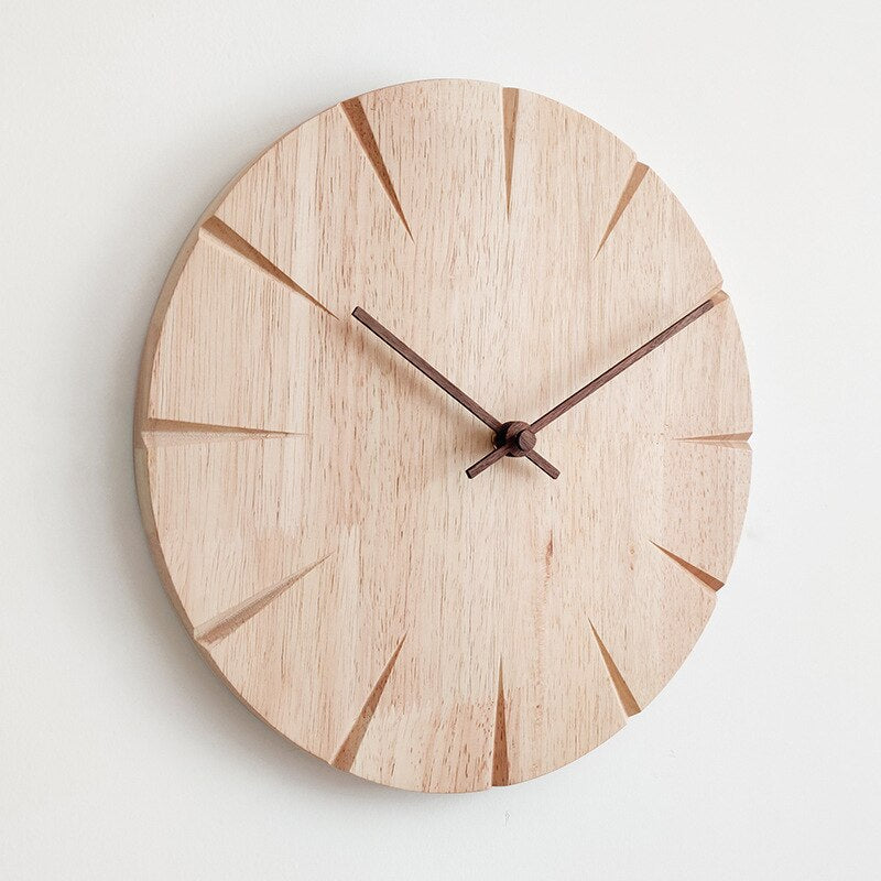 CraftTime - Stylish Wooden Carving Clock